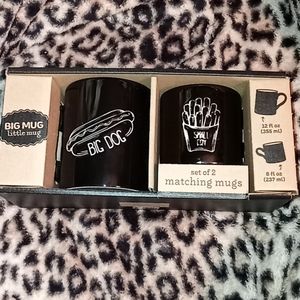 BIG MUG LITTLE MUG MATCHING MUG SET